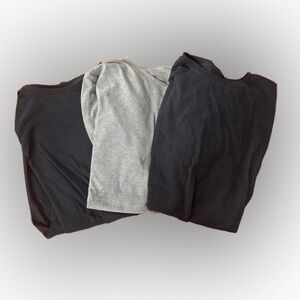 Men’s Black and Gray T-Shirt Set